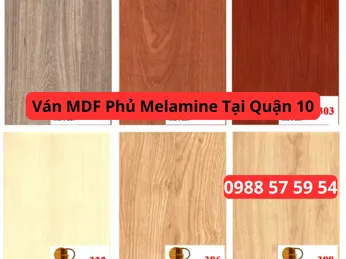Ván MDF Phủ Melamine Tại Quận 10