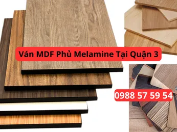 Ván MDF Phủ Melamine Tại Quận 3