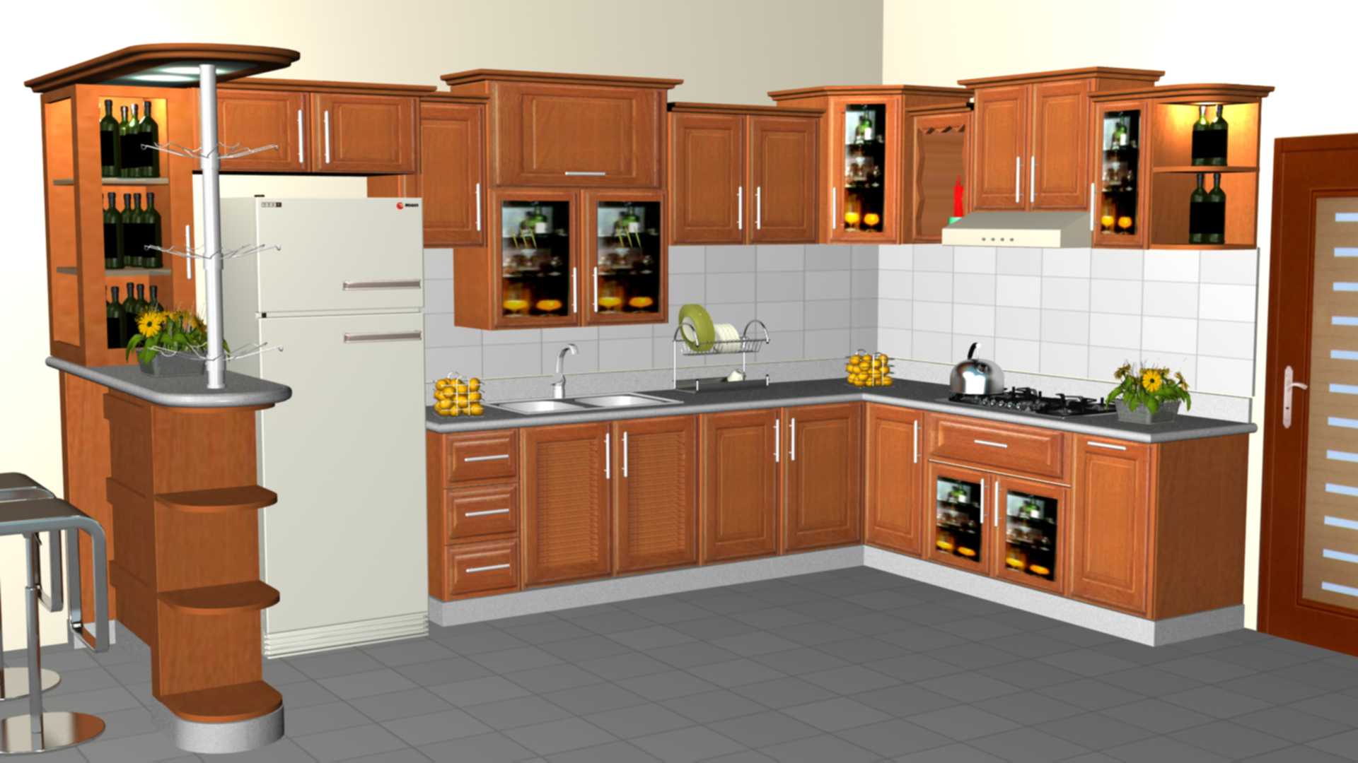 tủ bếp làm từ gỗ công nghiệp tủ bếp làm từ gỗ công nghiệp