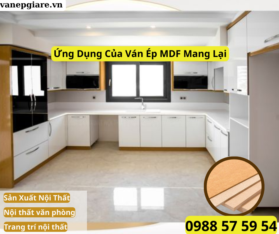 Ứng Dụng Của Ván Ép MDF Trong Sản Xuất Nội Thất