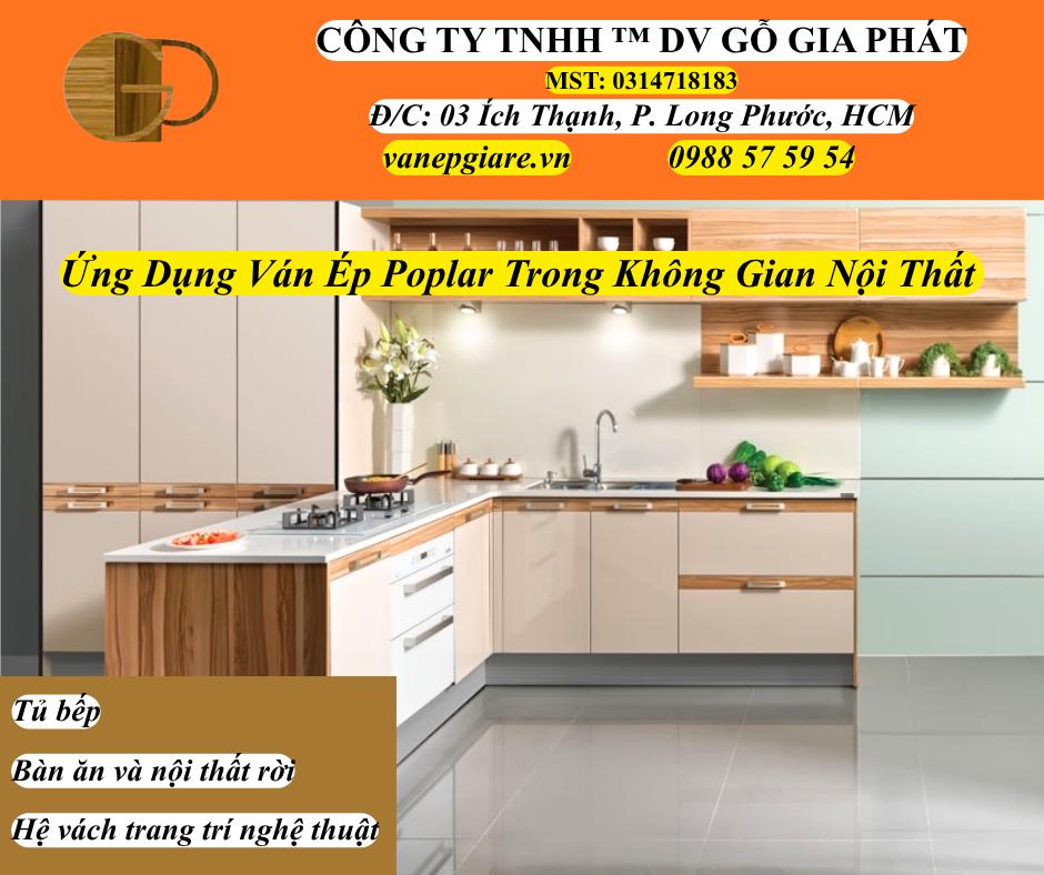 Ứng Dụng Của Ván Ép Poplar Trong Không Gian Nội Thất