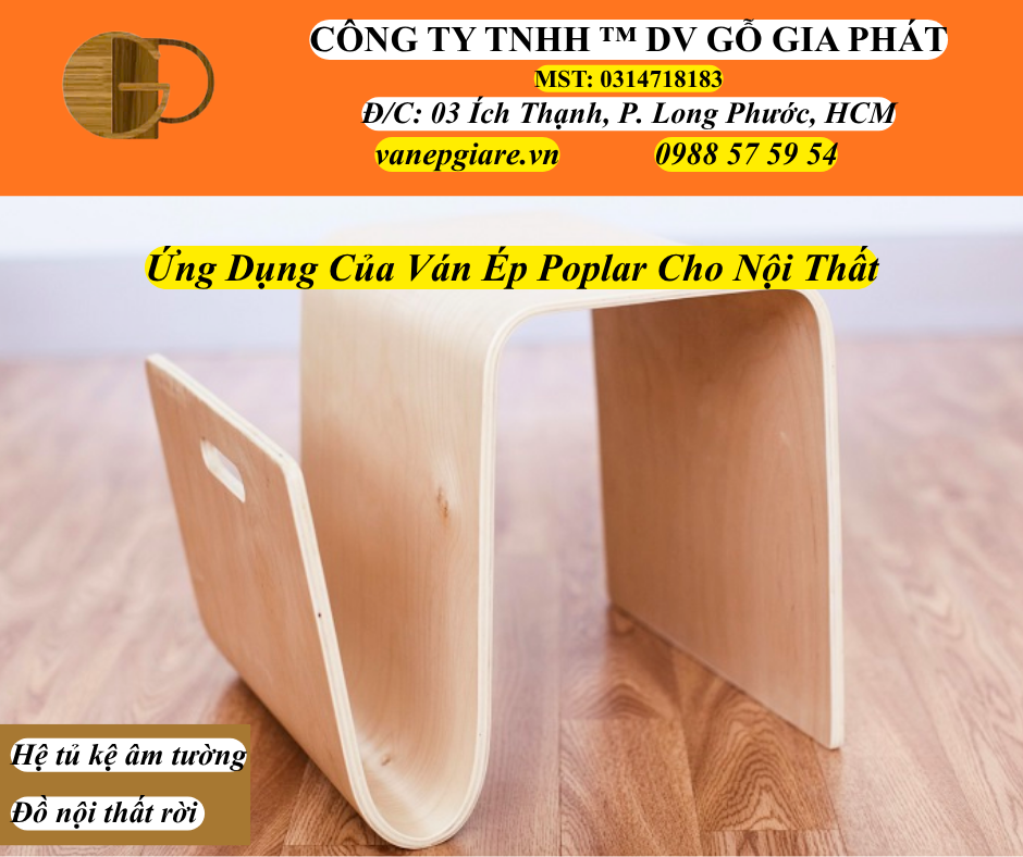 Ứng Dụng Của Ván Ép Poplar Trong Ngành Nội Thất