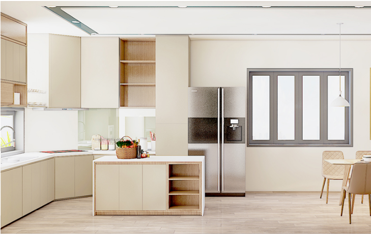 Ứng dụng gỗ công nghiệp chống ẩm trong nhà bếp. Ứng dụng gỗ công nghiệp chống ẩm trong nhà bếp.