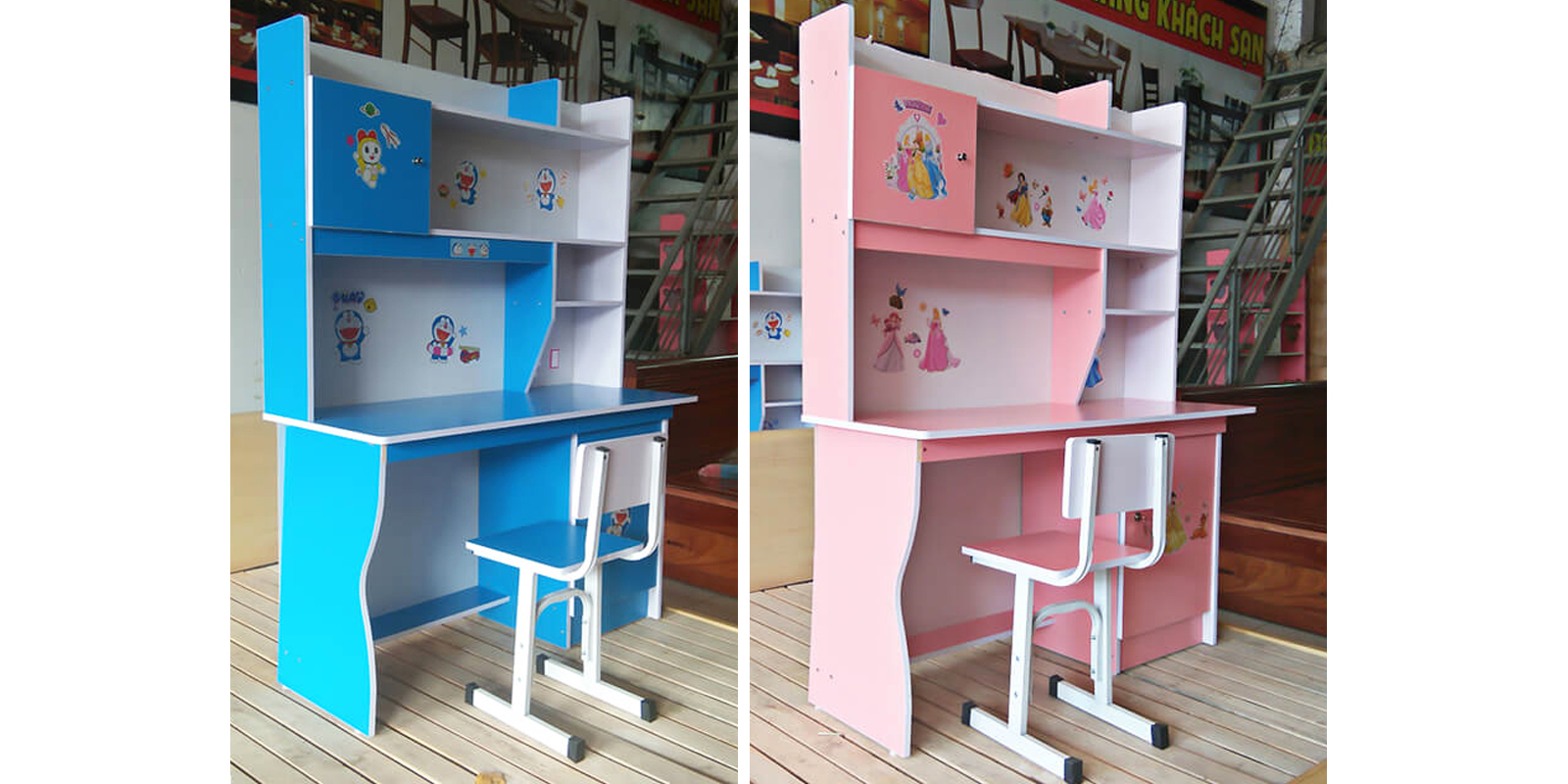 Ứng dụng gỗ MDF phủ melamine trong bàn học sinh. Ứng dụng gỗ MDF phủ melamine trong bàn học sinh.