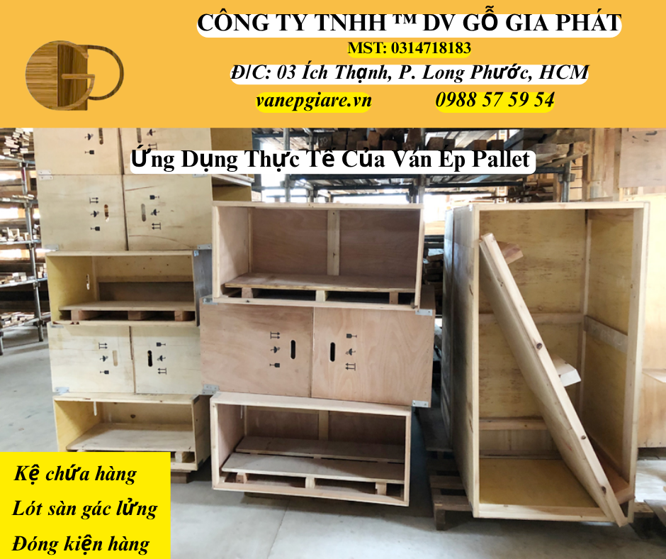 Ứng Dụng Thực Tế Của Ván Ép Pallet