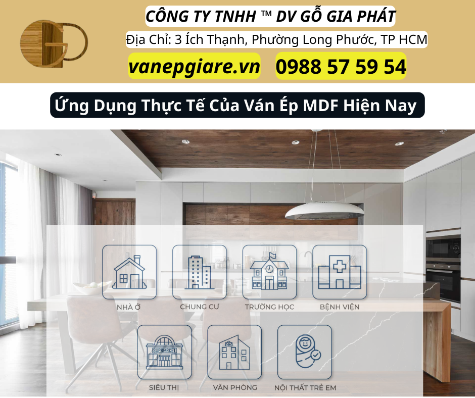 Ứng Dụng Của Ván Ép MDF Trong Ngành Nội Thất Hiện Nay