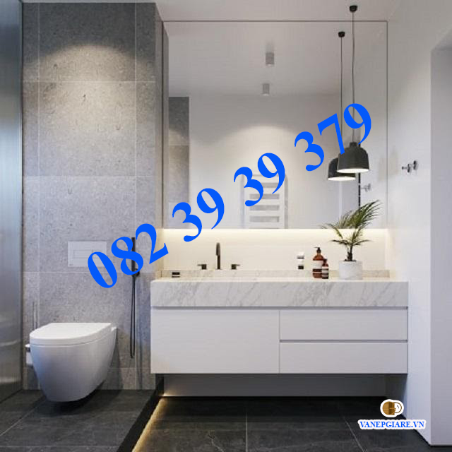 Thiết kế làm tủ lavabo sang trọng, hiện đại Thiết kế làm tủ lavabo sang trọng, hiện đại