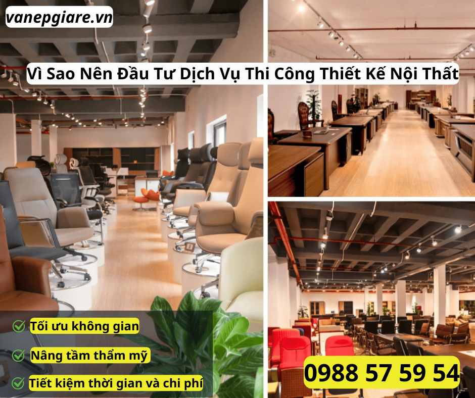 Vì Sao Nên Đầu Tư Dịch Vụ Thi Công Thiết Kế Nội Thất