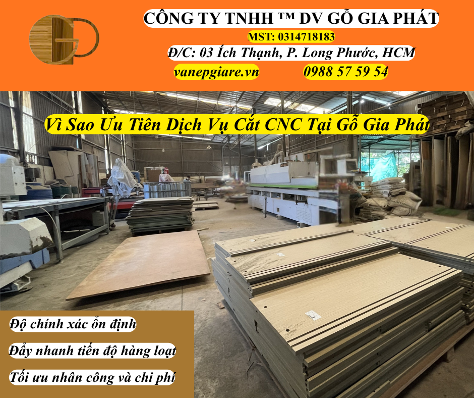 Vì Sao Nên Chọn Cắt CNC Tại Gỗ Gia Phát