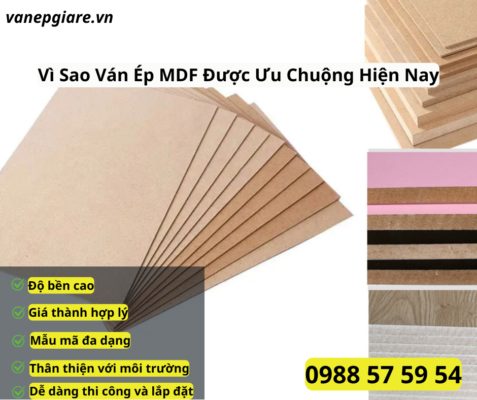 Vì Sao Ván Ép MDF Được Ưu Chuộng Nhất Hiện Nay