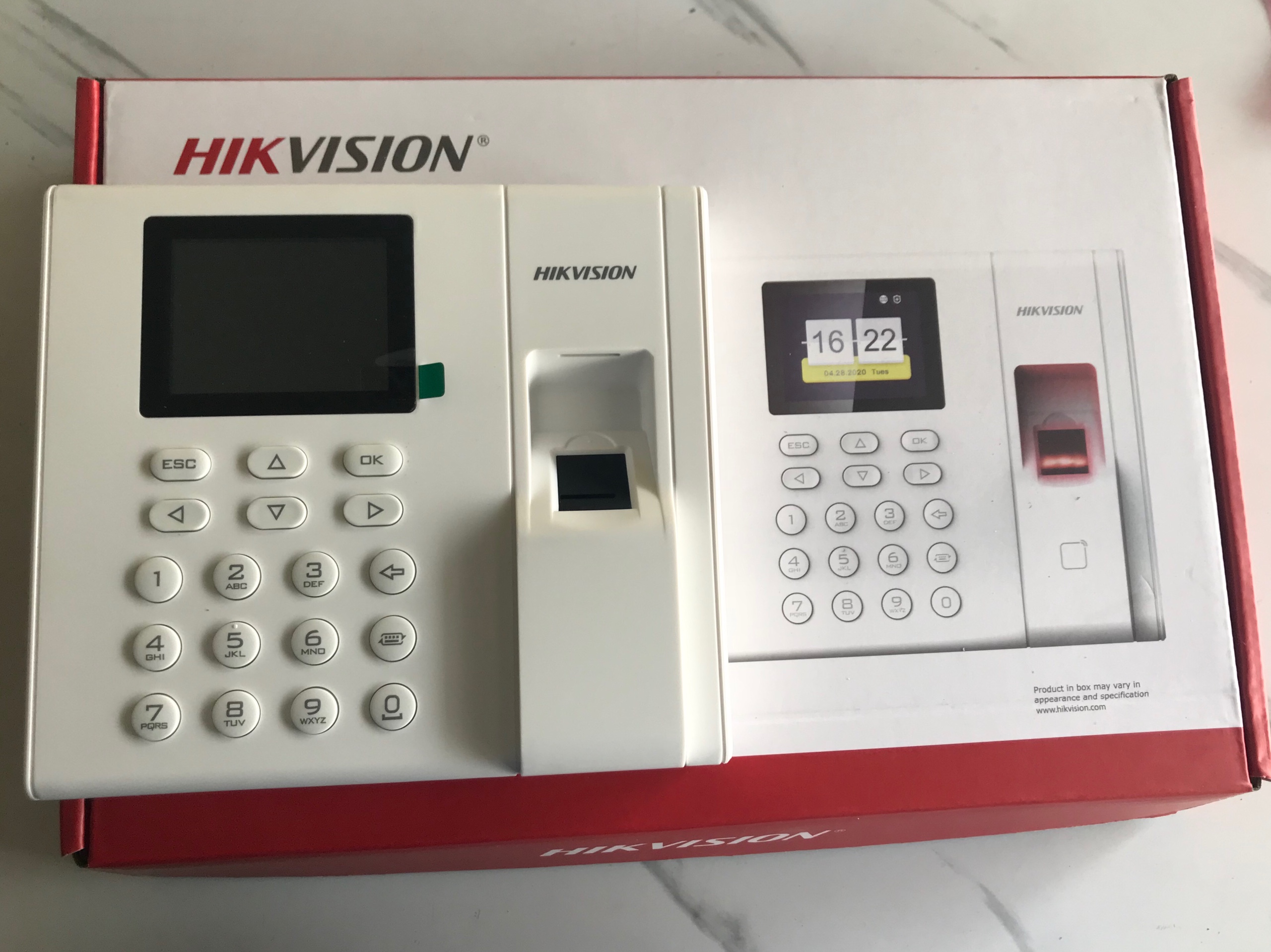 Lắp Đặt Combo máy chấm công vân tay khóa cửa Hikvision DS-K1T8003F
