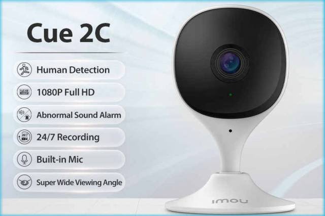 Camera Wifi Imou Cue 2C C22CP 1080P - Full HD 1080P, Cố Định Trong Nhà