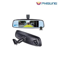 Camera Phisung E09 7.84  IPS 4G Đặc Biệt khung Car Gương tích hợp máy ảnh  Android GPS WIFI + Tính năng ADAS Video ghi hình từ xa