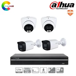 Trọn Bộ 04 Camera IP Dahua Full Color 2MP [Màu Ban Đêm]