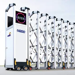 Cổng Xếp Nhôm Tự Động Mil16