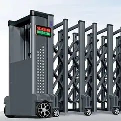 Cổng Xếp Nhôm Tự Động Mil11