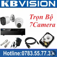 Trọn Bộ 07 Camera Kbvision 2.0MP