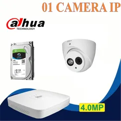 Trọn bộ 01 camera dahua 4.0mp Chính Hãng