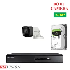 Lắp Đặt Trọn Bộ 01 Camera Quan Sát Hikvision 2.0MP