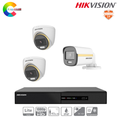 Trọn Bộ 3 Camera Hikvision ColorVu 2MP [Màu Ban Đêm]