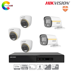 Trọn Bộ 5 Camera Hikvision ColorVu 2MP [Màu Ban Đêm]