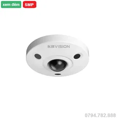 Camera Ip KBVision KH-FN0504 5.0 Megapixel, IR 15m, góc nhìn 360 độ, ePTZ, Audio