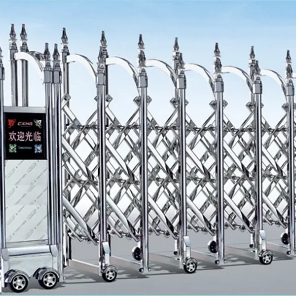 Cổng Xếp Tự Động Inox 304 MiL194