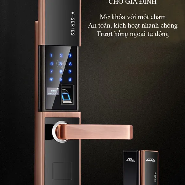 Khóa cửa vân tay HIMEDIA H33