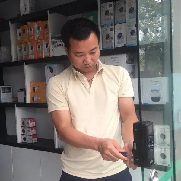 Khóa Vân Tay Cửa Kính Kaimi CK101