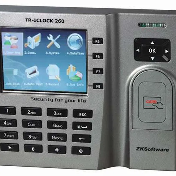 Máy chấm công vân tay thẻ Ronald Jack ICLOCK 260