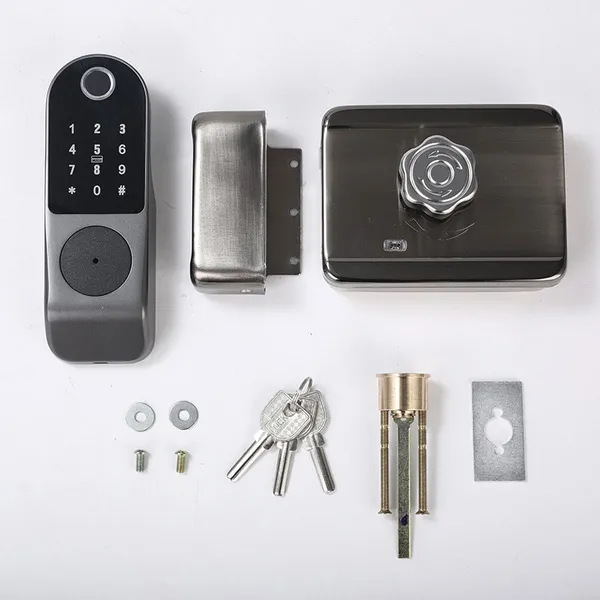 Khóa cổng sắt vân tay IBC A28