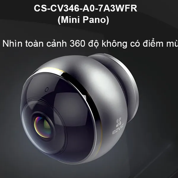 Camera IP Wifi Ezviz C6P CS-CV346 Mini Pano mắt cá 360 (A0-7A3WFR)