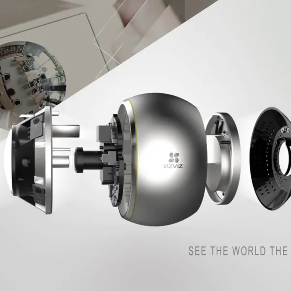 Camera IP Wifi Ezviz C6P CS-CV346 Mini Pano mắt cá 360 (A0-7A3WFR)