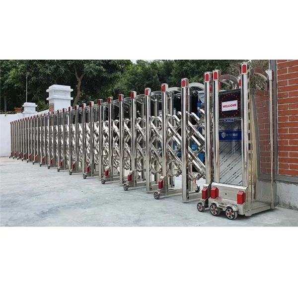 Cổng Xếp Tự Động Inox 201 MiL191
