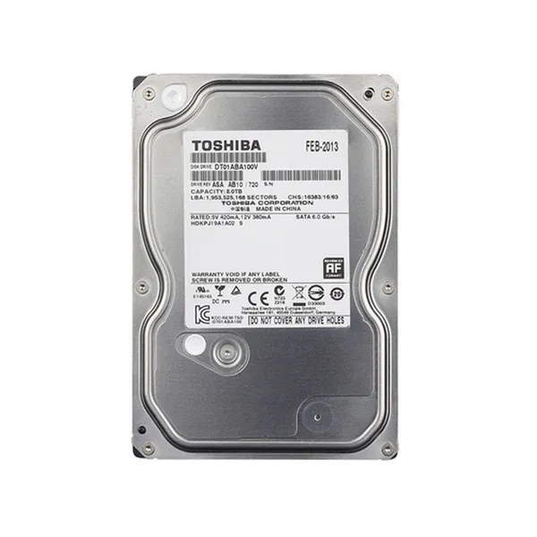 Ổ cứng Toshiba 8TB SATA3 dòng ổ cứng chuyên dụng cho camera