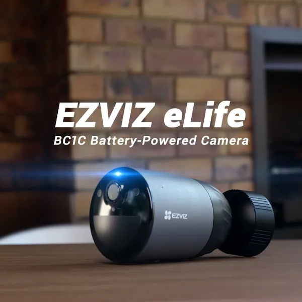 Camera Wifi Ezviz Elife BC1C 1080P - Sử dụng Pin