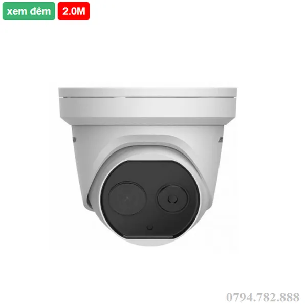 Camera IP đo thân nhiệt Hikvision DS-2TD1217B-3/PA