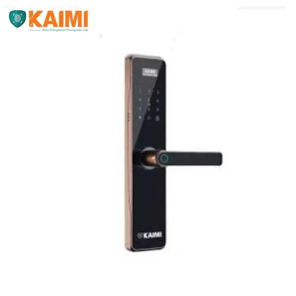 Khóa Cửa Vân Tay Kaimi BTM101 - Viền Đồng