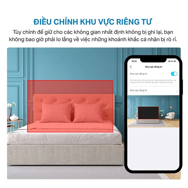 Camera IP WiFi Quay 360 Độ TP-Link Tapo C200 Full HD