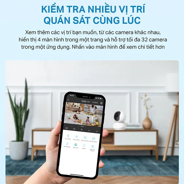 Camera IP WiFi Quay 360 Độ TP-Link Tapo C200 Full HD
