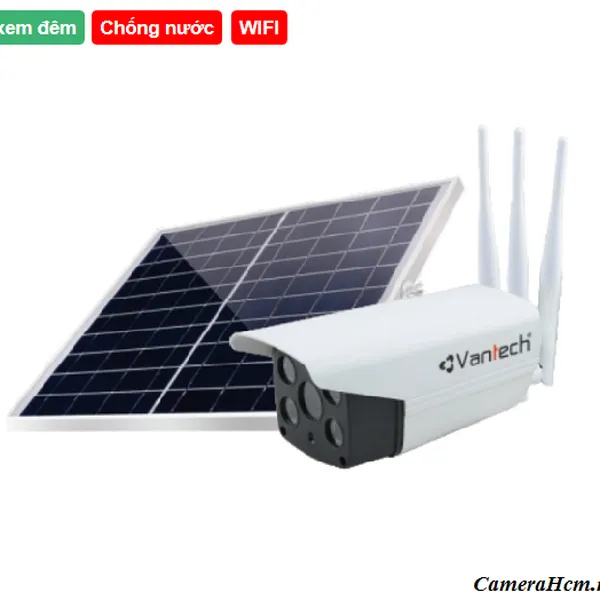 Camera AI Solar Wifi 2MP kết nối mạng 4G Vantech AI-V2034