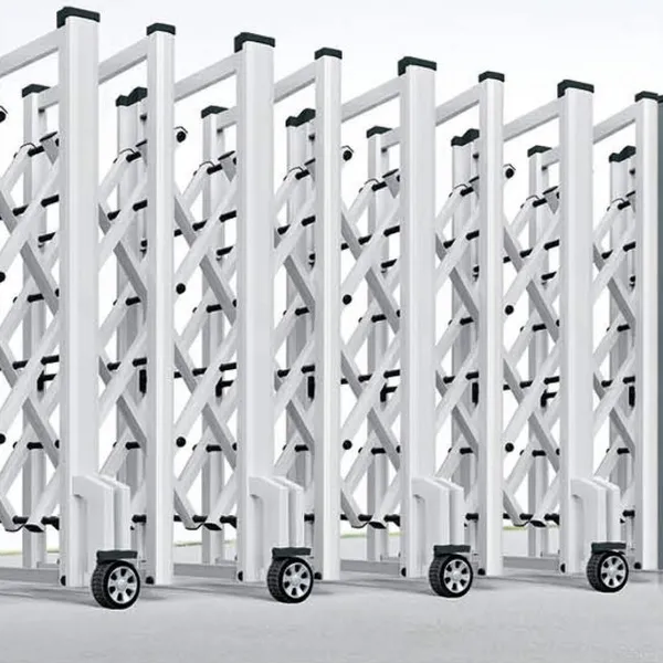 Cổng Xếp Nhôm Tự Động Mil10