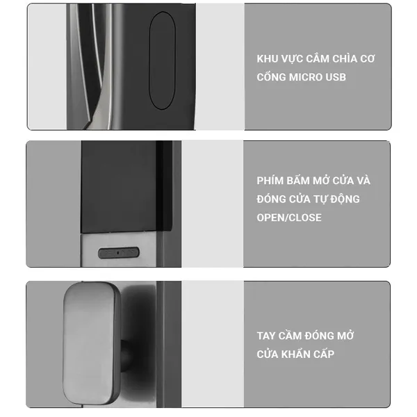 Khóa Cửa Vân Tay Kapler KL - 610 App