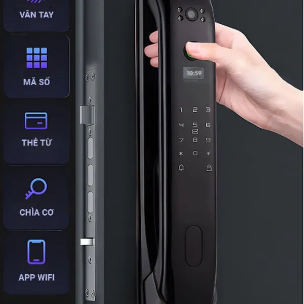 Khóa Cửa Thông Minh Có Camera Kapler KL-610C