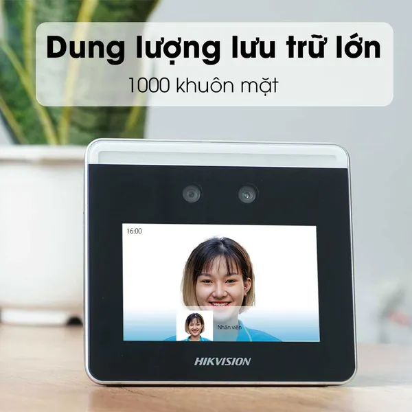 Máy Chấm Công Nhận Diện Khuôn Mặt Hikvision DS-K1T331