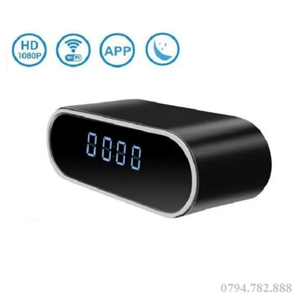 Camera Ngụy Trang Đồng Hồ Để Bàn WC21