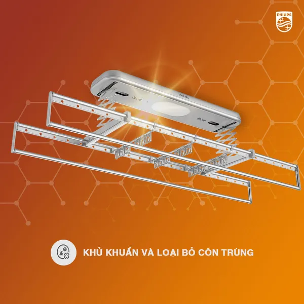 Giàn Phơi Thông Minh Philips SDR801-XCW