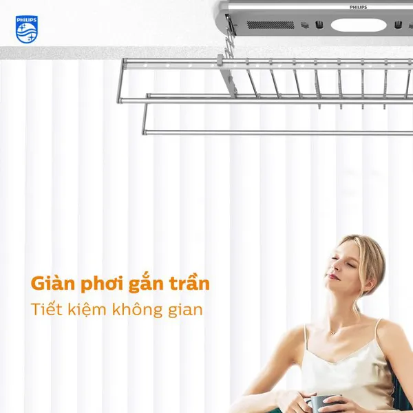 Giàn Phơi Thông Minh Cao Cấp Philips SDR703-YBW