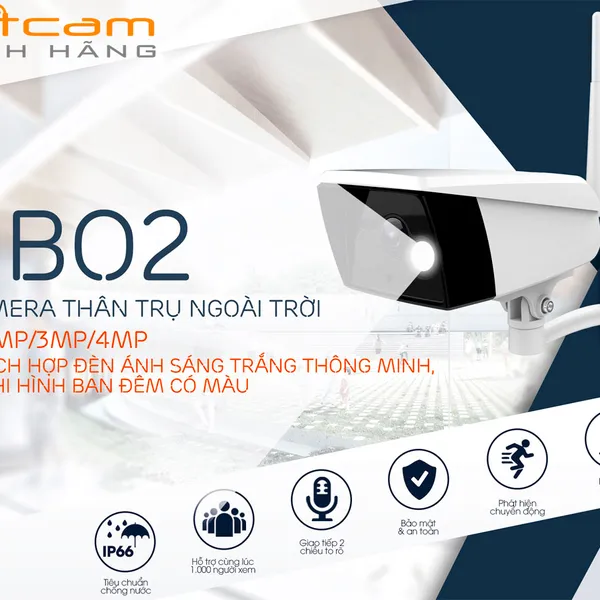 Camera IP Wifi Ebitcam EB02 starlight 4G 1080P