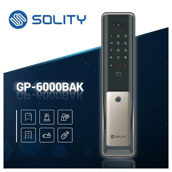 Khóa Cửa Thông Minh Solity GP-6000BAK FaceID